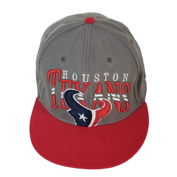 NFL Other - NFL Apparel Houston Texans Cap Hat Snapback Gray Red Vintage Collection